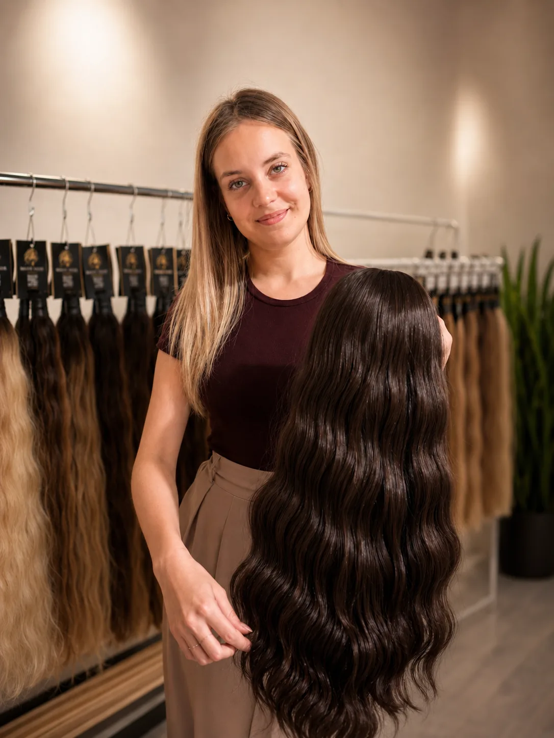 Cabello Negro Natural